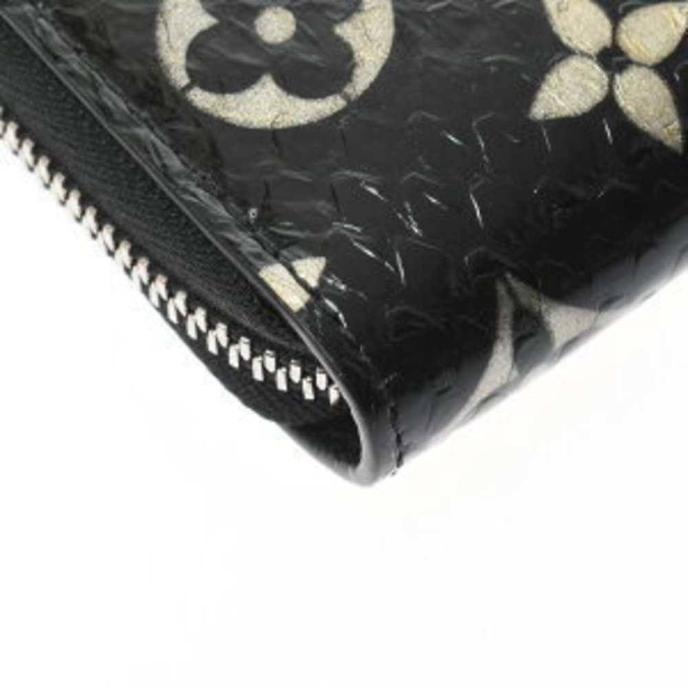 Louis Vuitton Wallet Python Leather Black Zippy L… - image 8